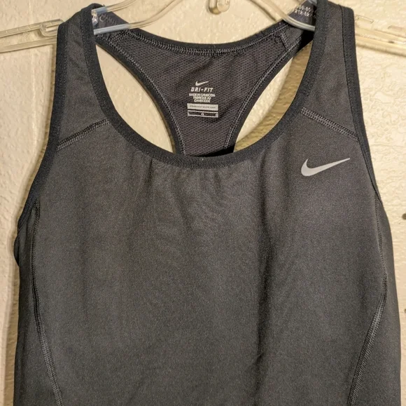 Nike Black Athletic Tank Top Size Large Pre-owned - Picture 5 of 9